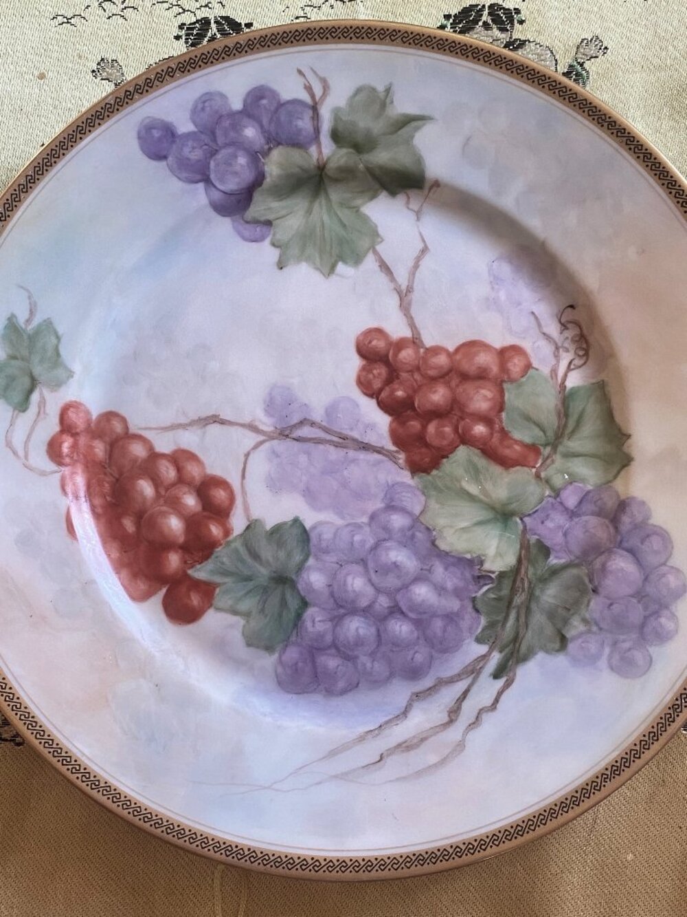 VTG Limoges France Porcelain Plate – William Guérin & Co. Hand Painted & Signed